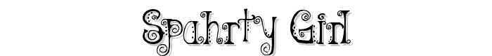 Spahrty Girl font